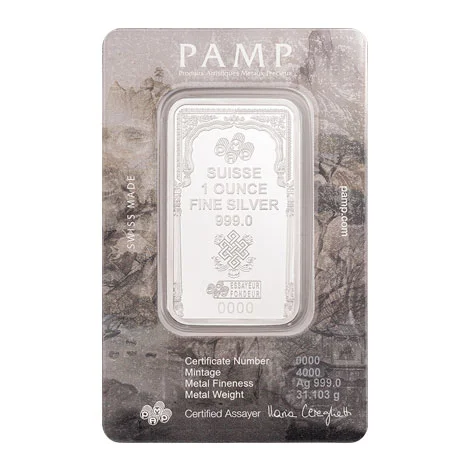 1 oz PAMP Suisse Silver Bar – The Buddha Edition (.999 Fine Silver) - Image 3