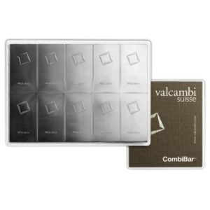 Valcambi 10 Gr x 10 Silver CombiBar